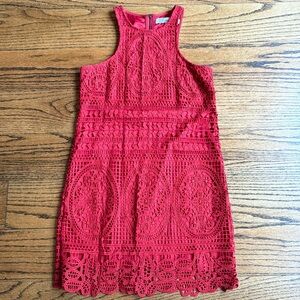 Lovers and Friends Lace High Neck Mini Dress Size XS